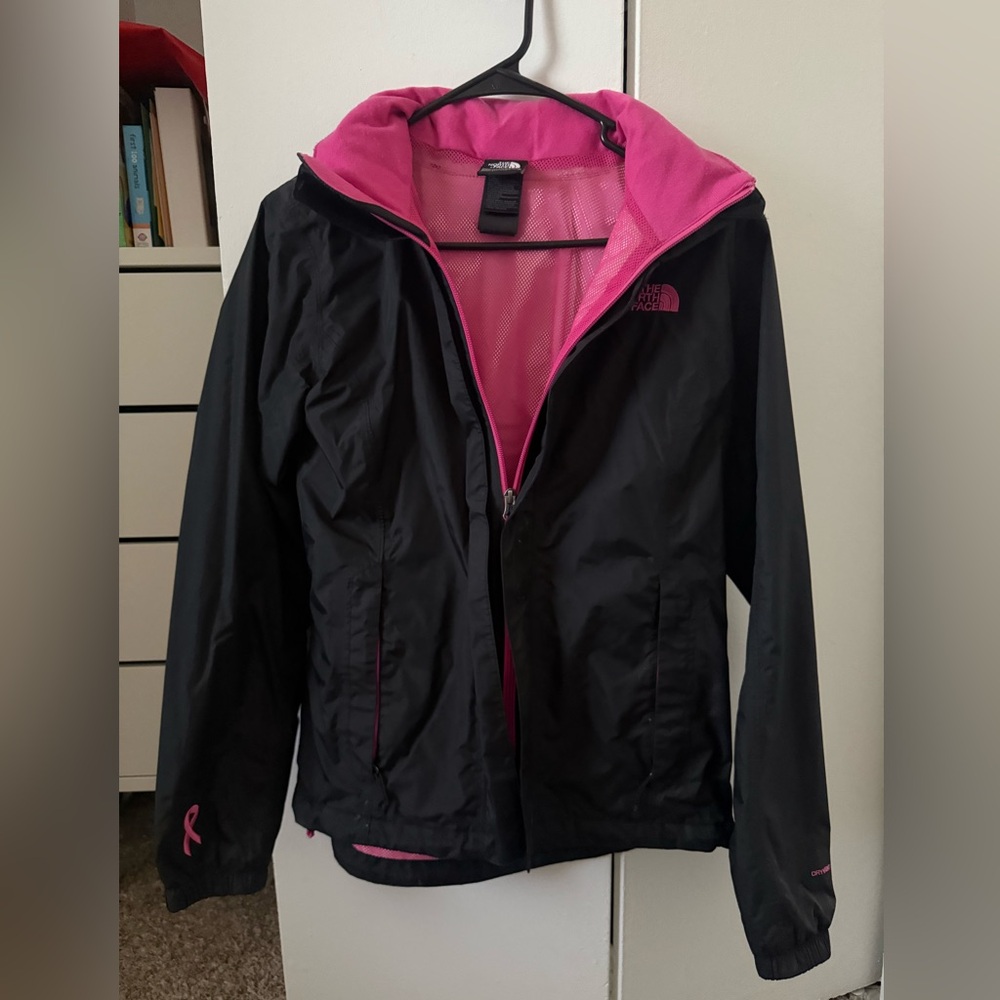The North Face Fuchsia and Black Outdoor Jacket, DRY VENT JACKET